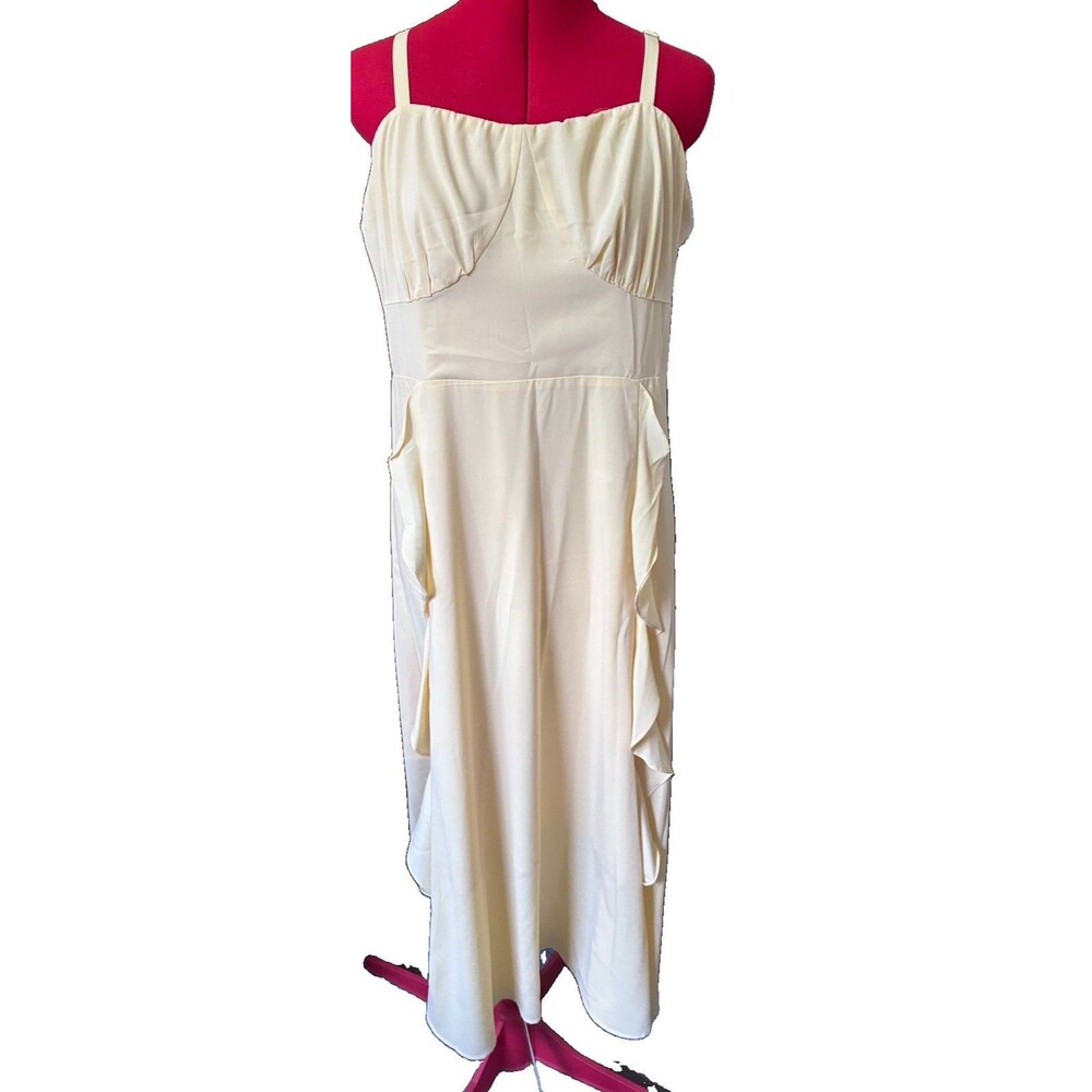 Belle Poque Women’s Retro Yellow Dress Size XL